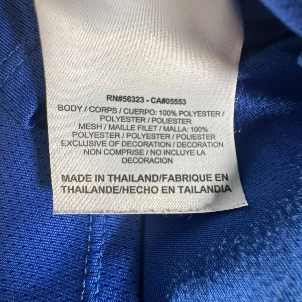 Nike Dri-FIT Long Sleeve Shirt XS Blue Athletic Top Thumbholes 465165-402